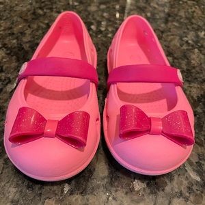 Kids Crocs Keeley Embellished Flat